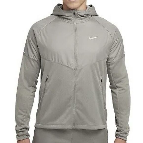 Nike Sphere Miler Men’s Size XL Repel Dark Stucco Silver Running Jacket - Picture 1 of 9